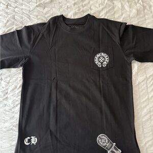 Chrome Hearts Black Short Sleeve Tee